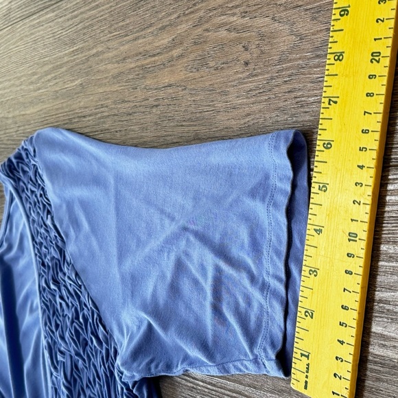 Soft Surroundings, Corneille Tunic, Basket Weave Periwinkle Size 1X - Picture 9 of 12